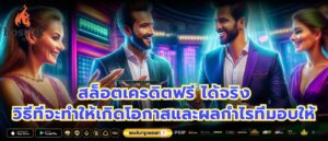 สล็อตเครดิตฟรี ได้จริง วิธีที่จะทำให้เกิดโอกาสและผลกำไรที่มอบให้